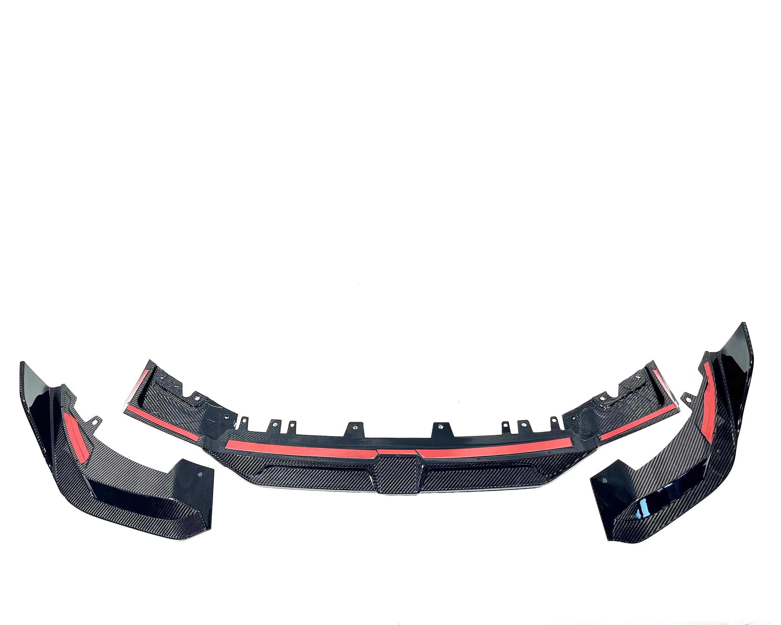 Kies Carbon F97/ F98 X3M/ X4M Dry Carbon Fiber S-Style 3 Piece Front Lip (LCI)