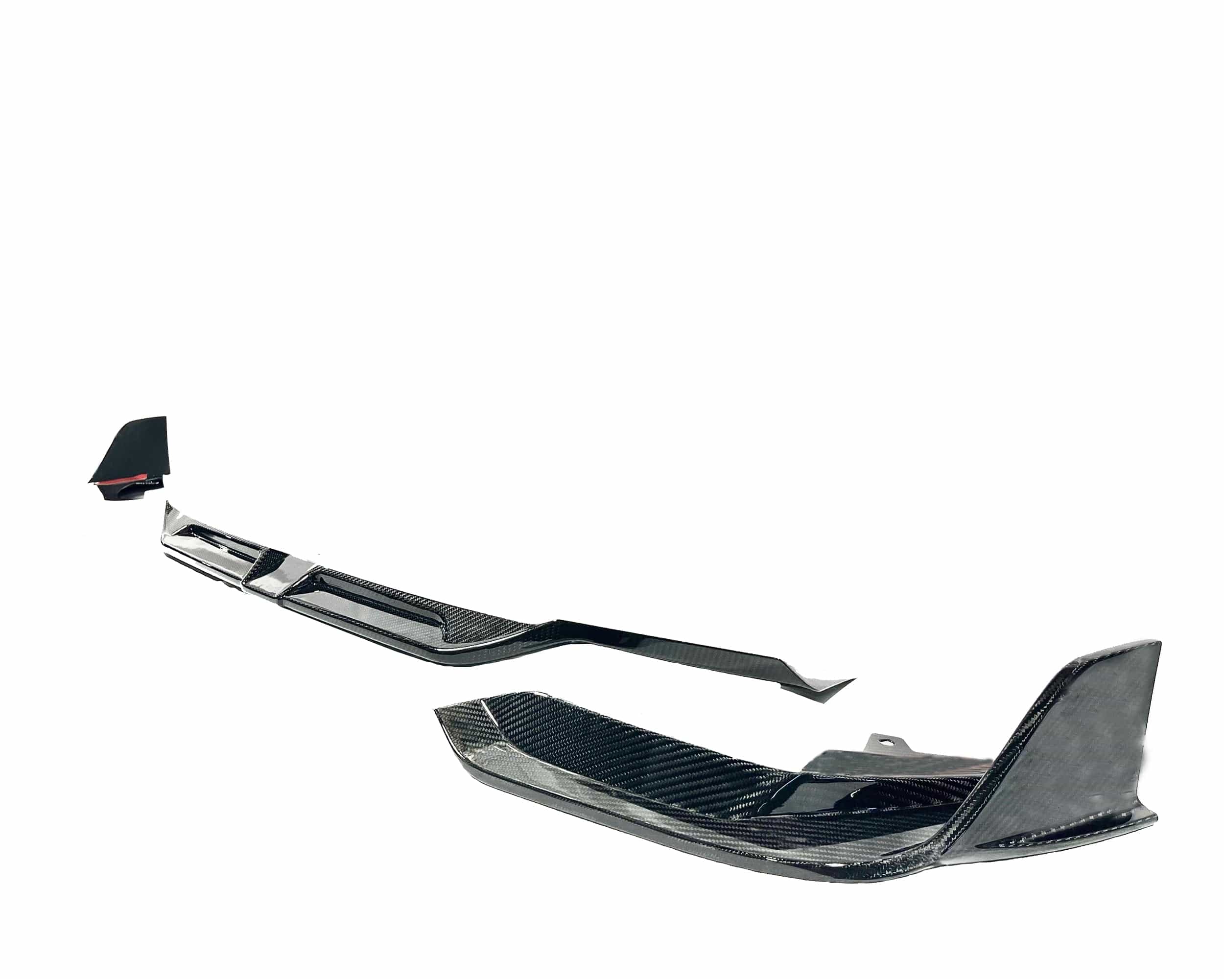 Kies Carbon F97/ F98 X3M/ X4M Dry Carbon Fiber S-Style 3 Piece Front Lip (LCI)