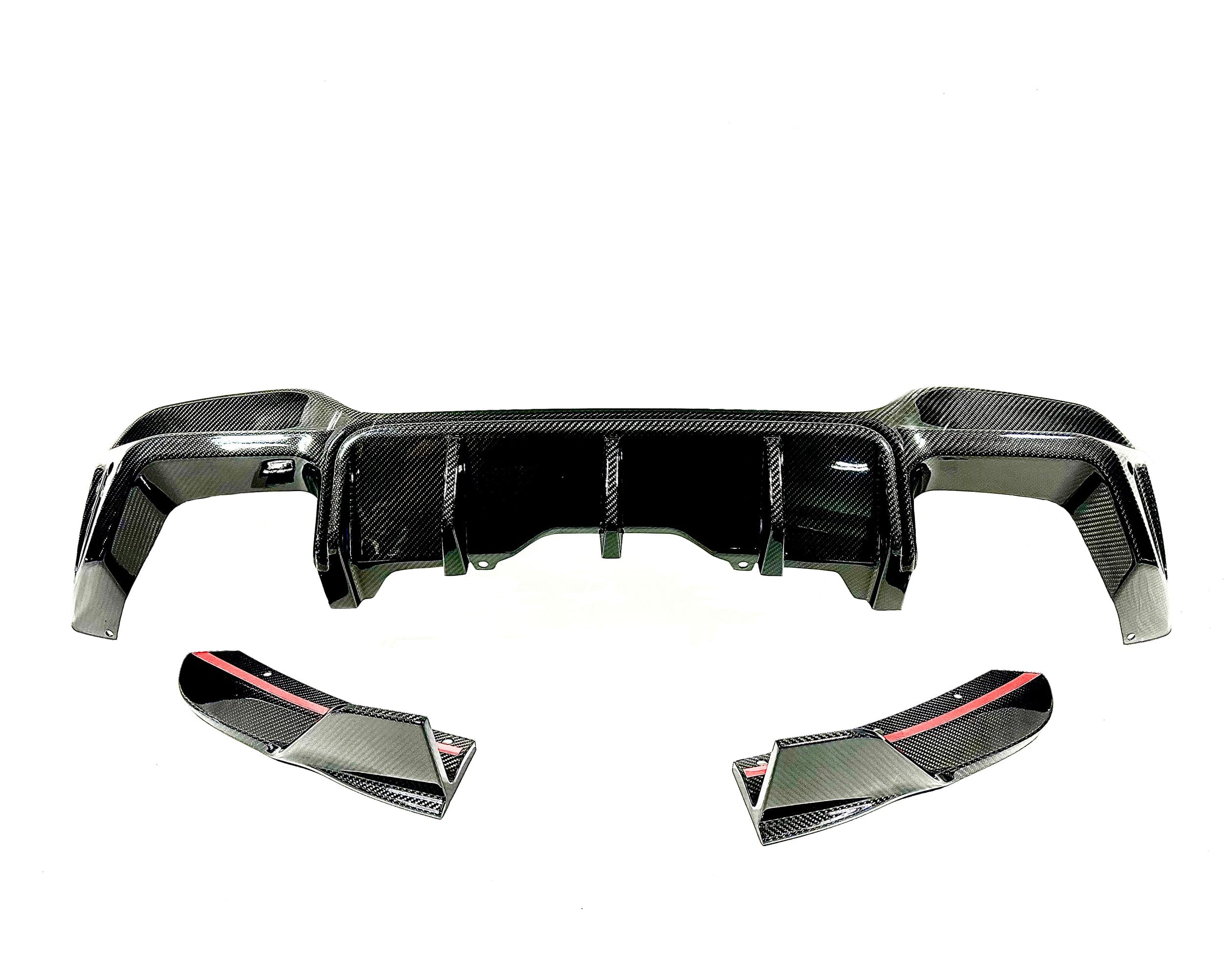 Kies Carbon F97 X3M 2022+ Dry Carbon Fiber S-Style Rear Diffuser (LCI)