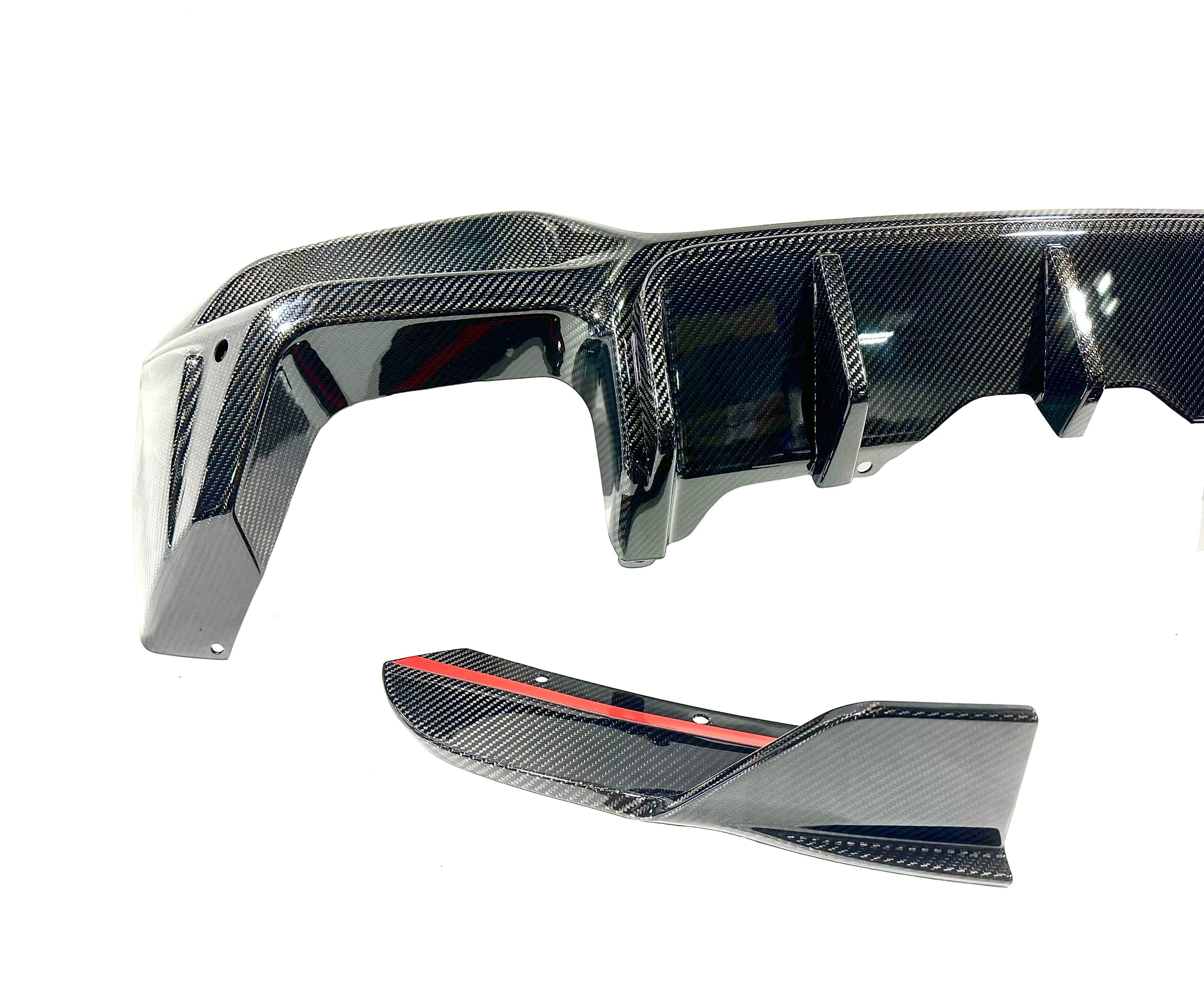 Kies Carbon F97 X3M 2022+ Dry Carbon Fiber S-Style Rear Diffuser (LCI)