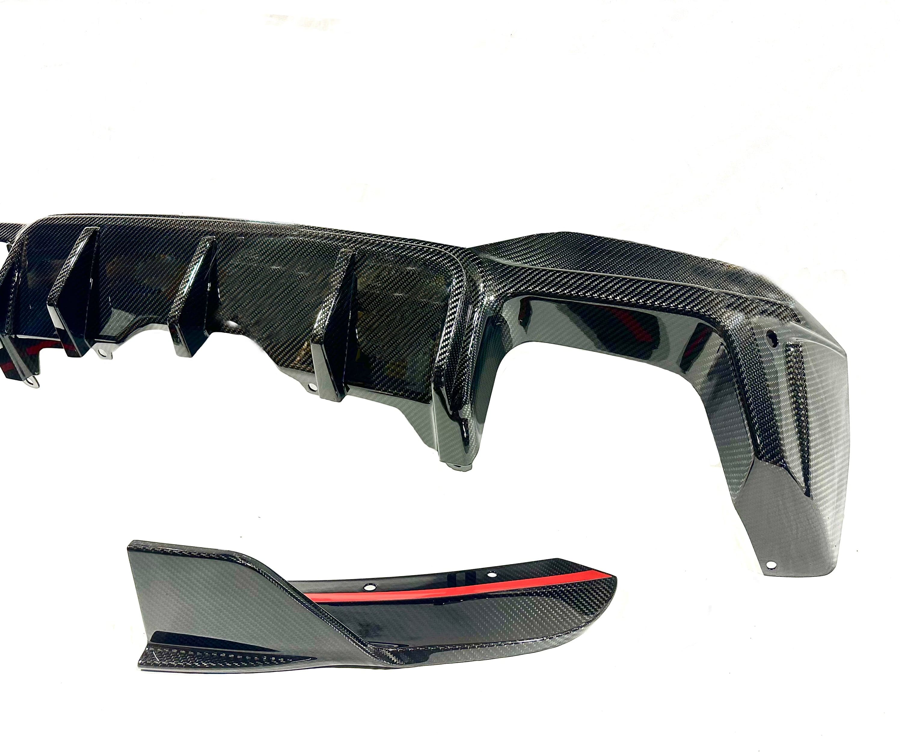 Kies Carbon F97 X3M 2022+ Dry Carbon Fiber S-Style Rear Diffuser (LCI)