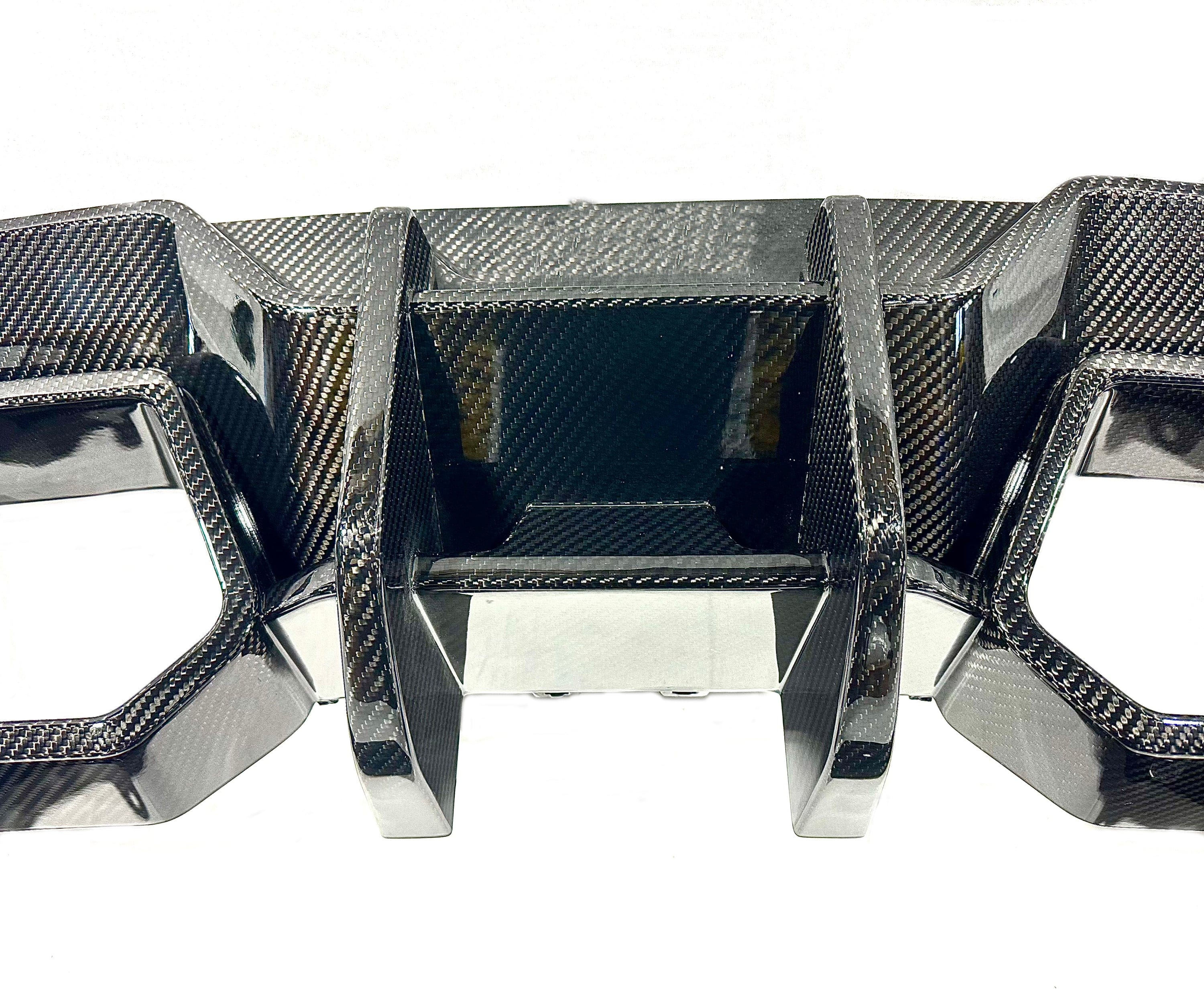 Kies Carbon G87 M2 S-Style Dry Carbon Fiber Rear Diffuser