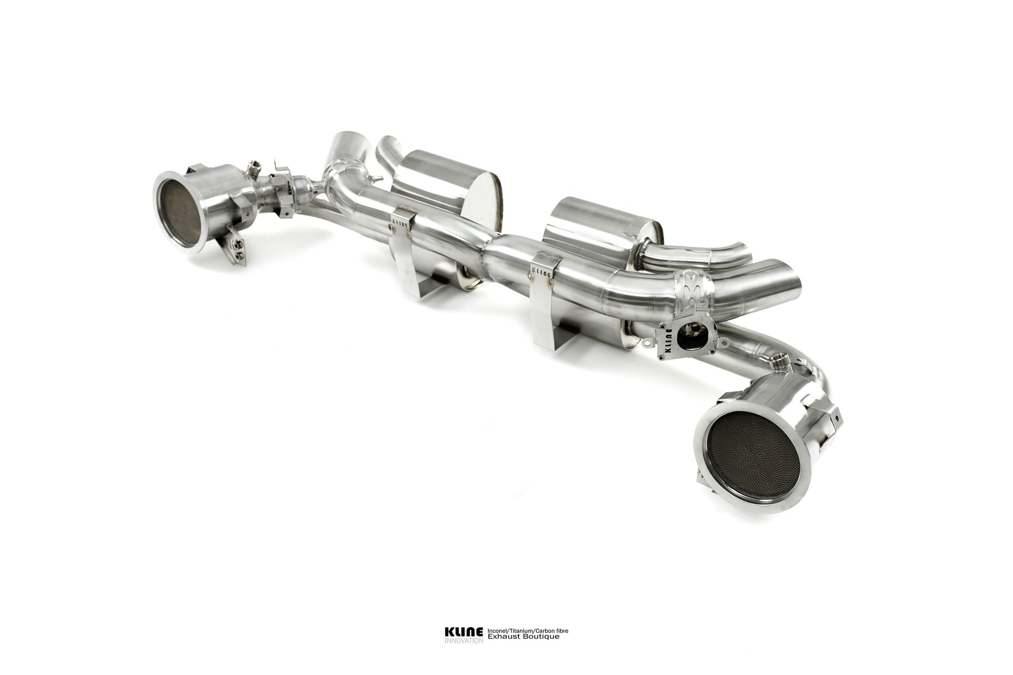 Kline Innovation 100 Cell Cat Pipe Set For Porsche 992 Carrera