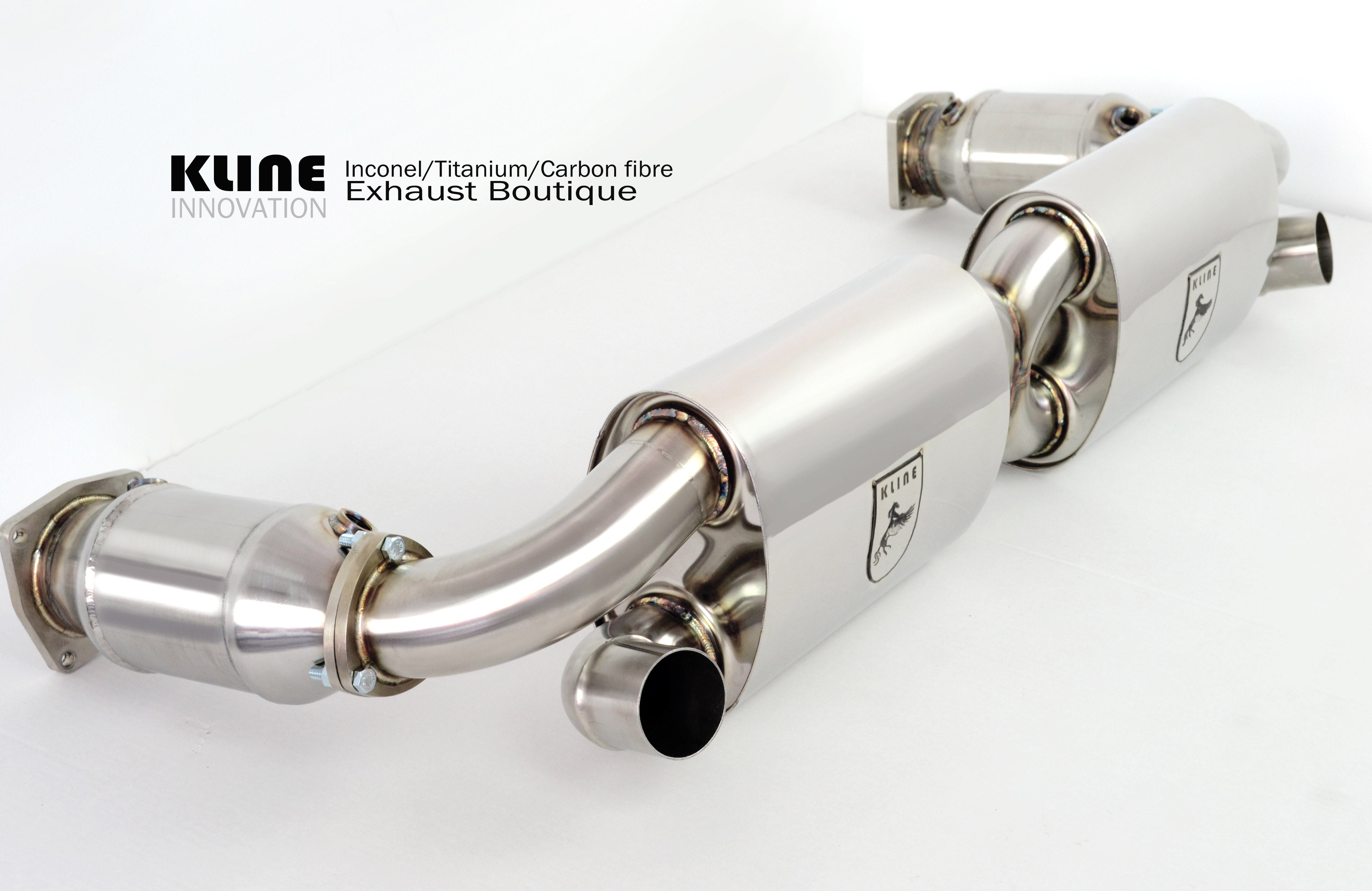 Kline Innovation 100 Cell Cat Pipe Set For Porsche 996 GT2