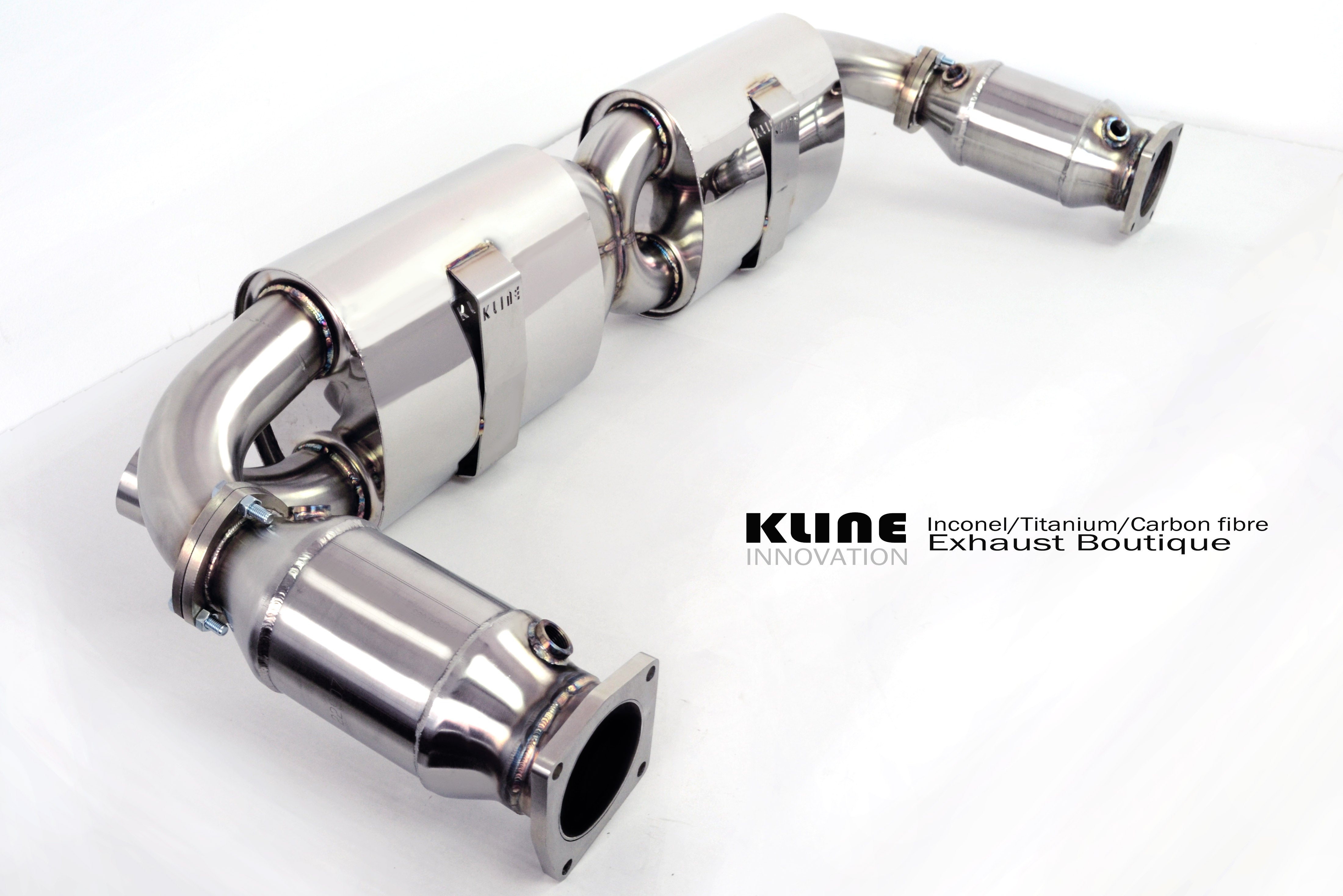 Kline Innovation 100 Cell Cat Pipe Set For Porsche 996 GT2