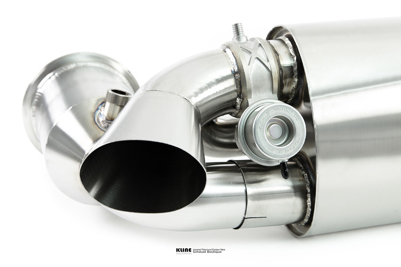 Kline Innovation Valvetronic Exhaust 3" Race Version For Porsche 991 GT2RS