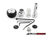 Leyo Black Nappa Leather Dsg/Automatic Shift Knob - Silver Anodized