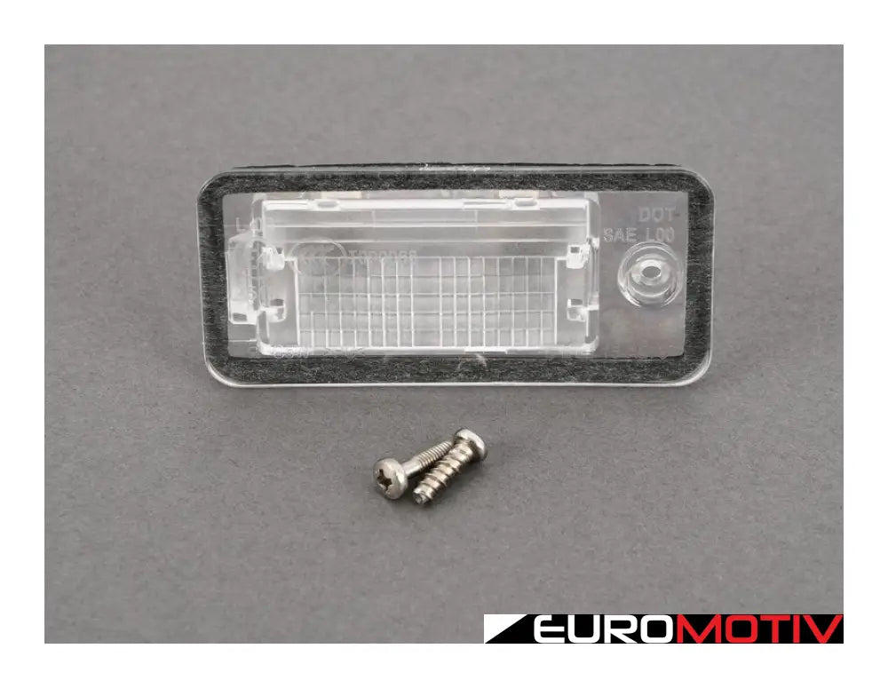 License Plate Light Assembly - Right