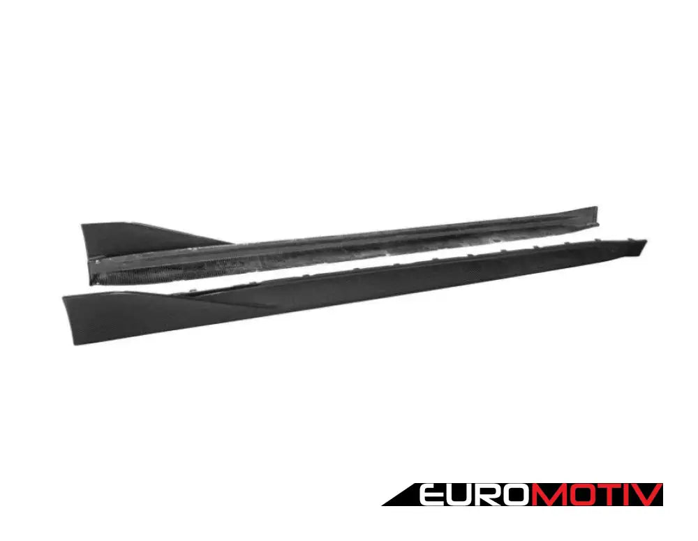 M Performance Style Carbon Fiber Side Skirt Extensions