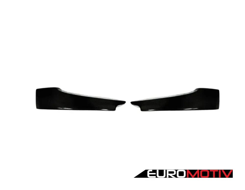 M Sport Carbon Fiber Front Splitters - E92 Lci