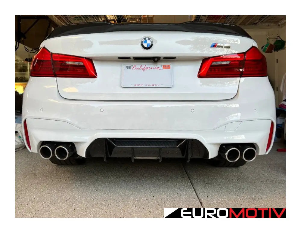 M Style Carbon Fiber Rear Diffusor - F90 M5