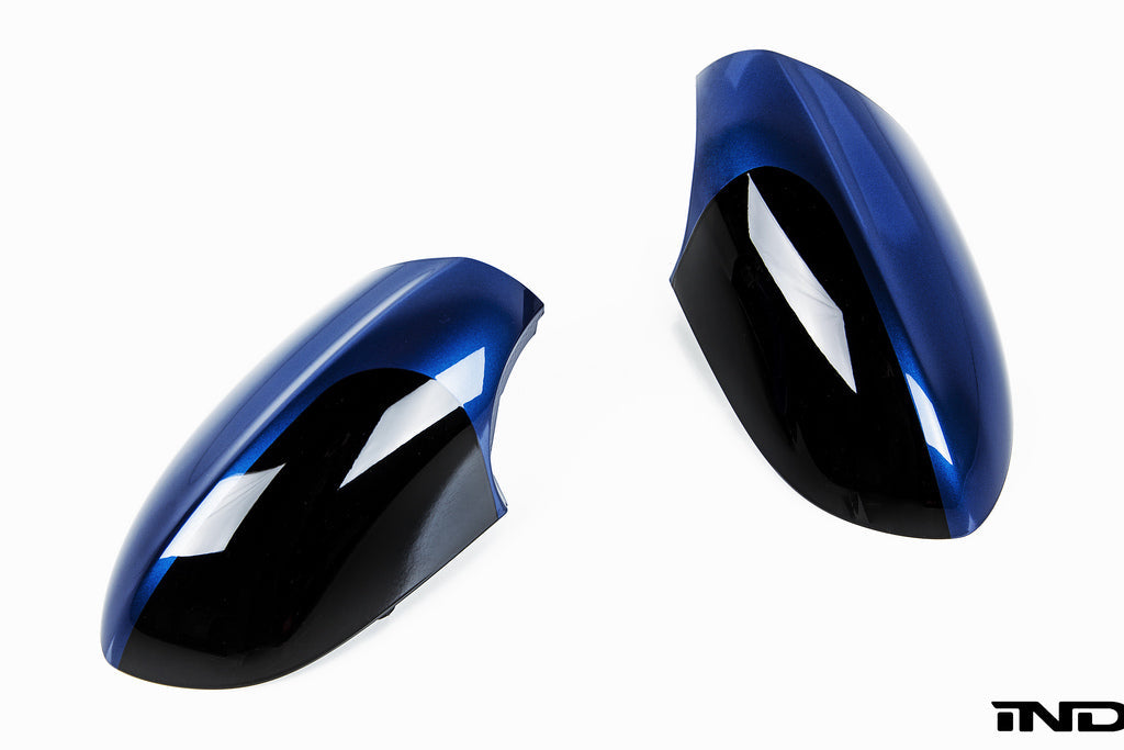 IND E9X M3 OEM Mirror Covers with M5 Paint Scheme