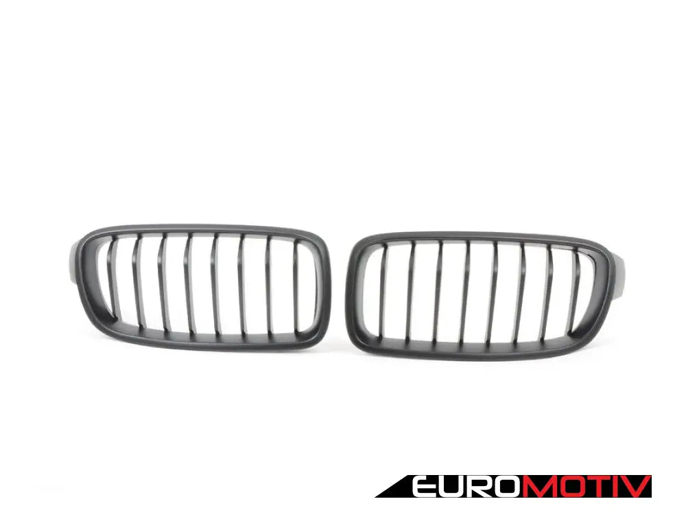 Matte Black Center Grills