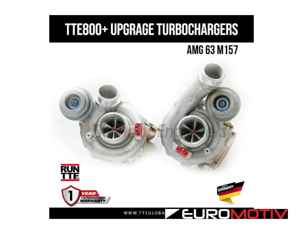 Mercedes-Benz M157 5.5L Biturbo V8 63 Amg Upgraded Turbochargers - Tte800 +