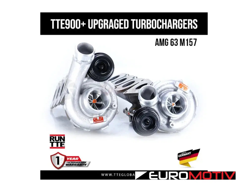 Mercedes-Benz M157 5.5L Biturbo V8 63 Amg Upgraded Turbochargers - Tte900 +