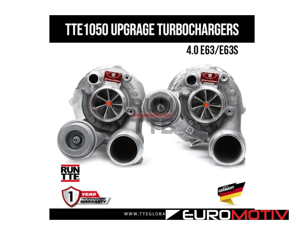 Mercedes-Benz M177 4.0L Biturbo V8 Upgraded Turbochargers - Tte1050