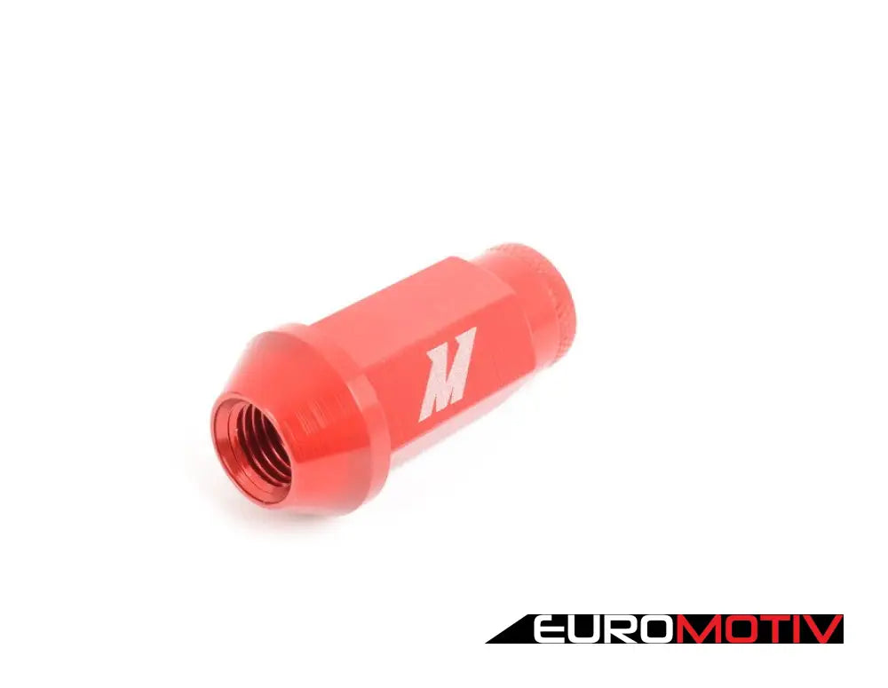 Mishimoto Aluminum Locking Lug Nuts - M12X1.5 Red