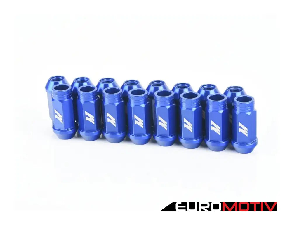 Mishimoto Aluminum Locking Lug Nuts Set - M12X1.5 Blue