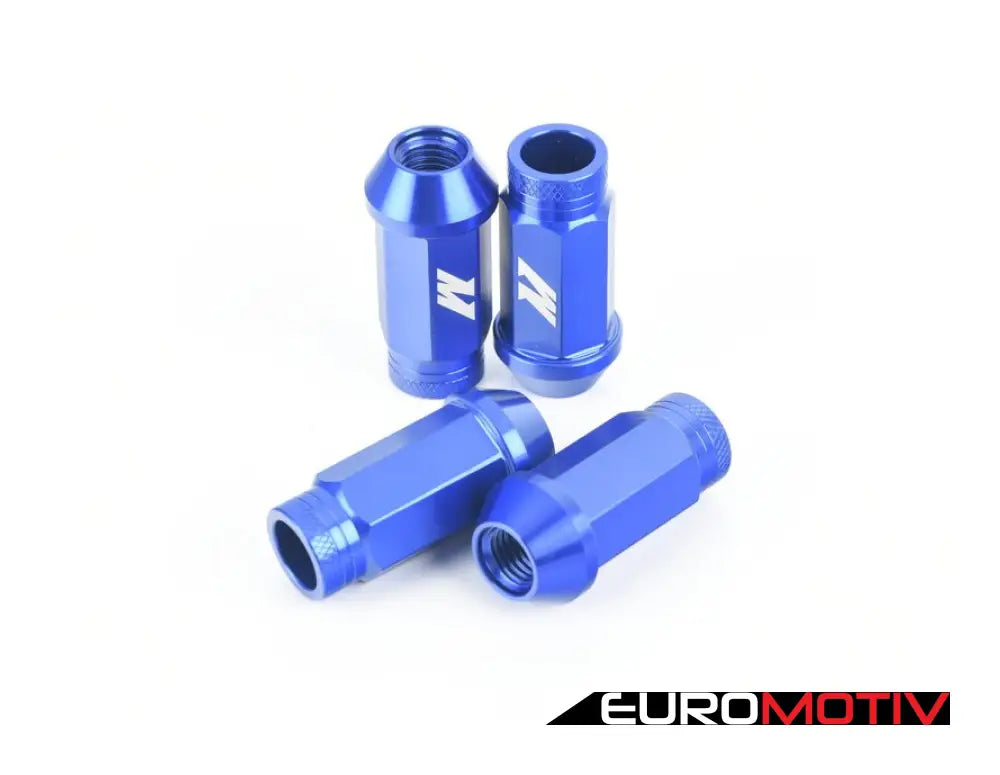 Mishimoto Aluminum Locking Lug Nuts Set - M12X1.5 Blue