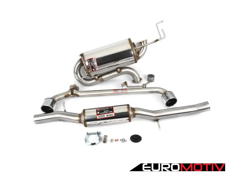 Mk4 R32 2.5’ Cat-Back Exhaust System - Sound Pack