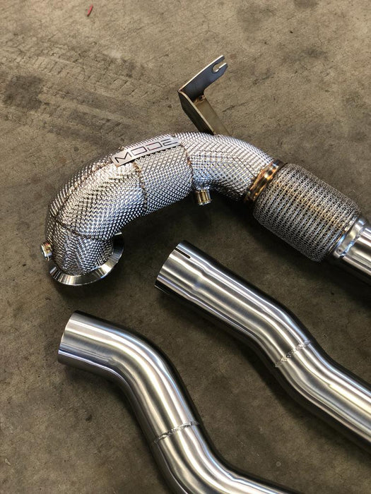 MODE Design Decatted Downpipe MQB FWD VW Golf MK8 GTI