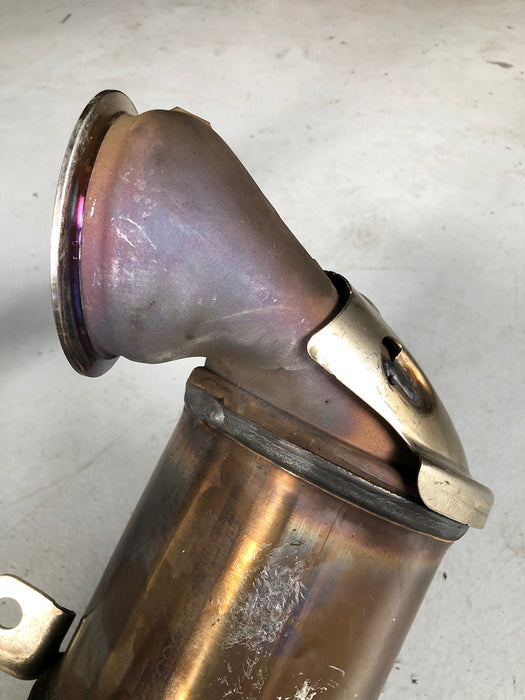 MODE Design 200cpsi Catted 3.5" Downpipe V2 MQB AWD VW Golf MK7 MK7.5 R Audi A3 S3 8V TT TTS 8S 8S 1.8T / 2.0T EA888