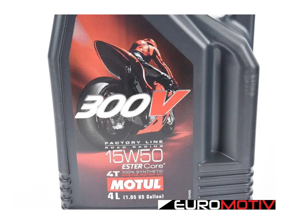 Motul 4L Factory Line Road Racing 300V 15W50 - 4 Liters