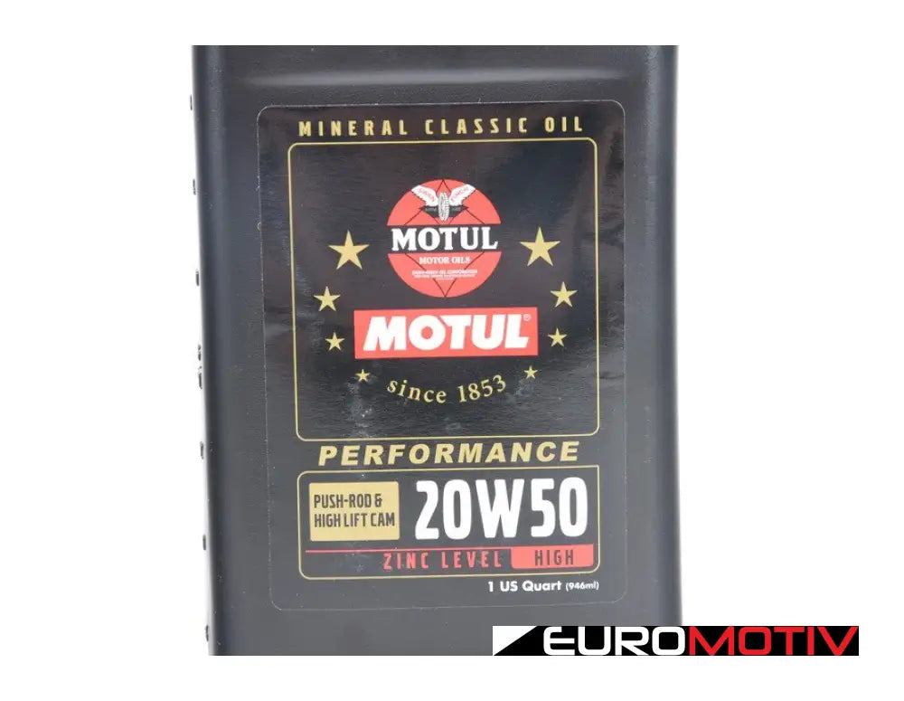 Motul Classic Performance 20W-50 - 1 Quart