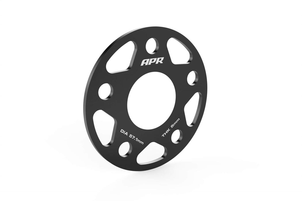 APR Wheel Spacer Kit; 2 Pc. Set; 5x112 Bolt Pattern; 57.1MM CB - 5MM Thick; - MS100152