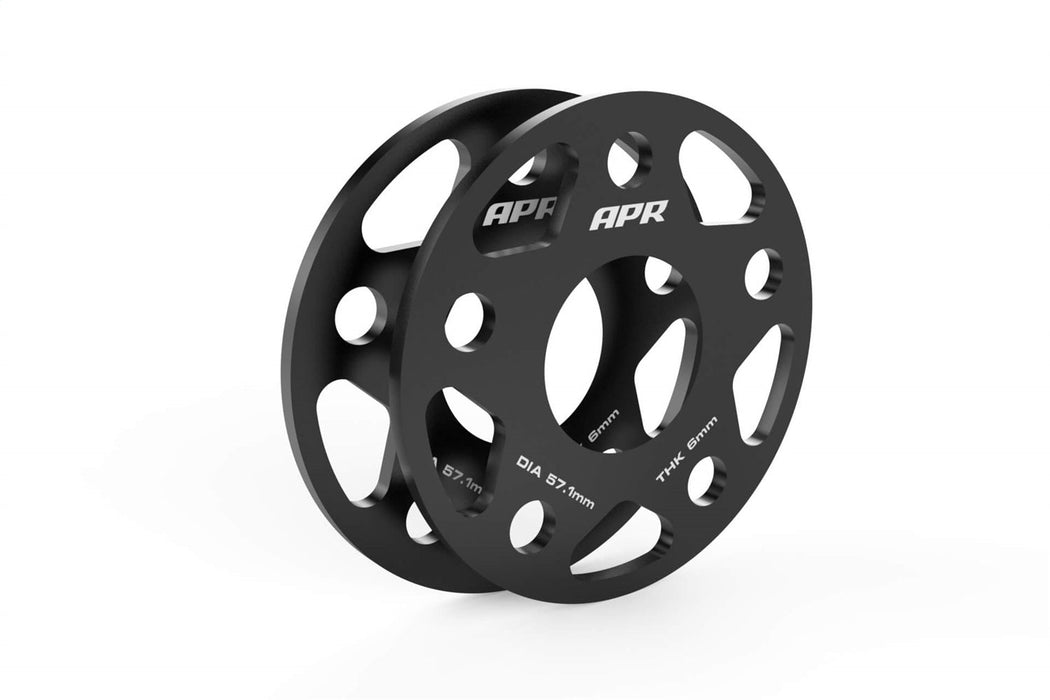 APR Wheel Spacer Kit; 2 Pc. Set; 5x112 Bolt Pattern; 57.1MM CB - 6MM Thick; - MS100153