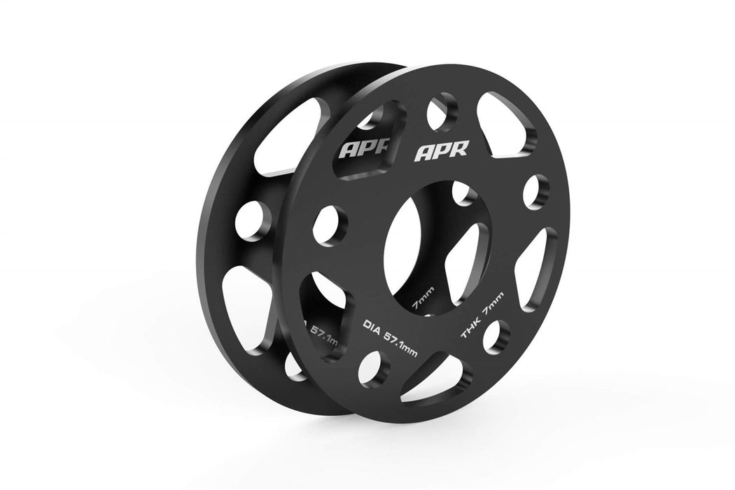 APR Wheel Spacer Kit; 2 Pc. Set; 5x112 Bolt Pattern; 57.1MM CB - 7MM Thick; - MS100154