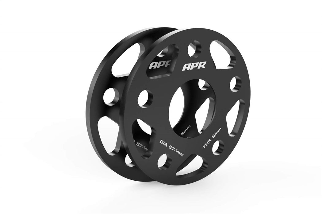 APR Wheel Spacer Kit; 2 Pc. Set; 5x112 Bolt Pattern; 57.1MM CB - 8MM Thick; - MS100155