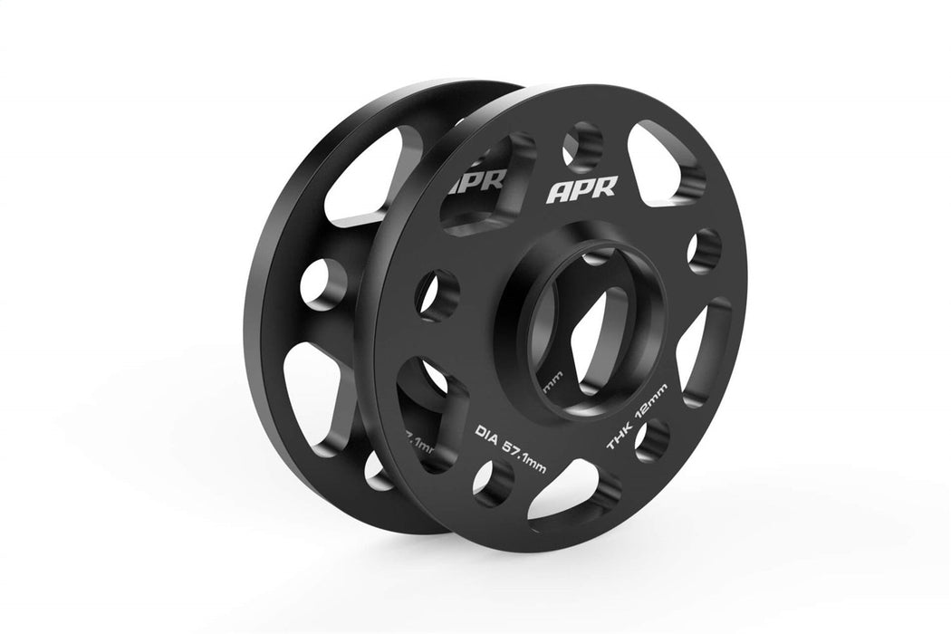 APR Wheel Spacer Kit; 2 Pc. Set; 5x112 Bolt Pattern; 57.1MM CB - 12MM Thick; - MS100157