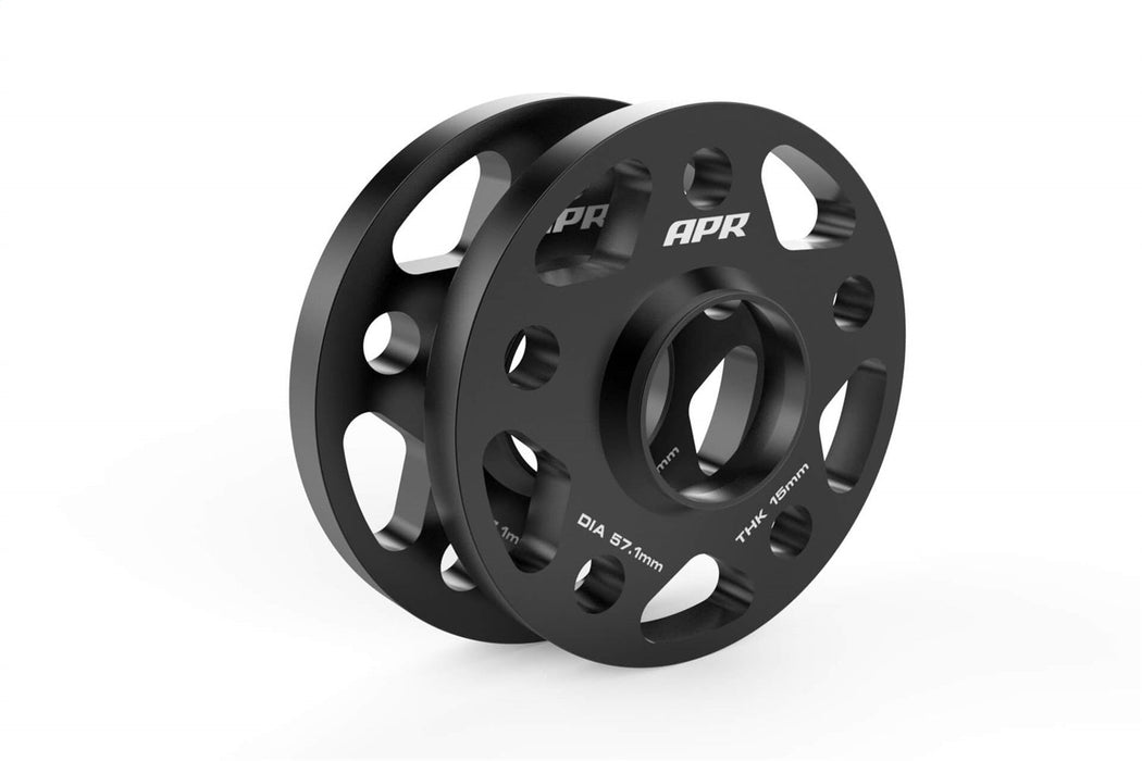 APR Wheel Spacer Kit; 2 Pc. Set; 5x112 Bolt Pattern; 57.1MM CB - 15MM Thick; - MS100158