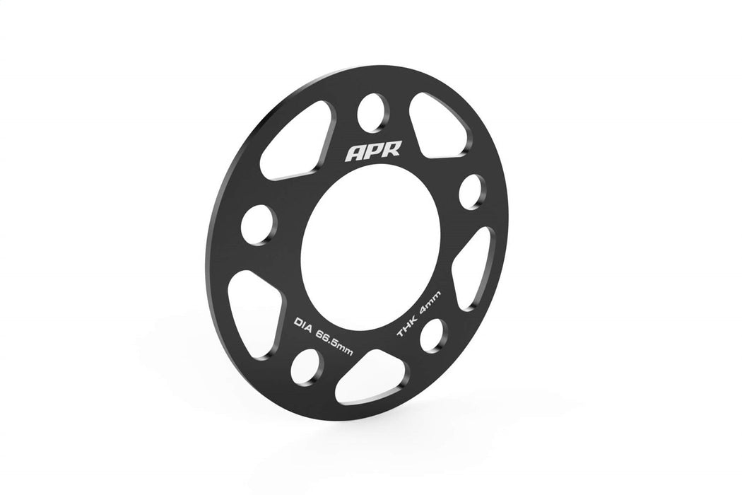 APR Wheel Spacer Kit; 2 Pc. Set; 5x112 Bolt Pattern; 66.5MM CB - 4MM Thick; - MS100161