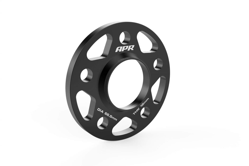 APR Wheel Spacer Kit; 2 Pc. Set; 5x112 Bolt Pattern; 66.5MM CB - 12MM Thick; - MS100167