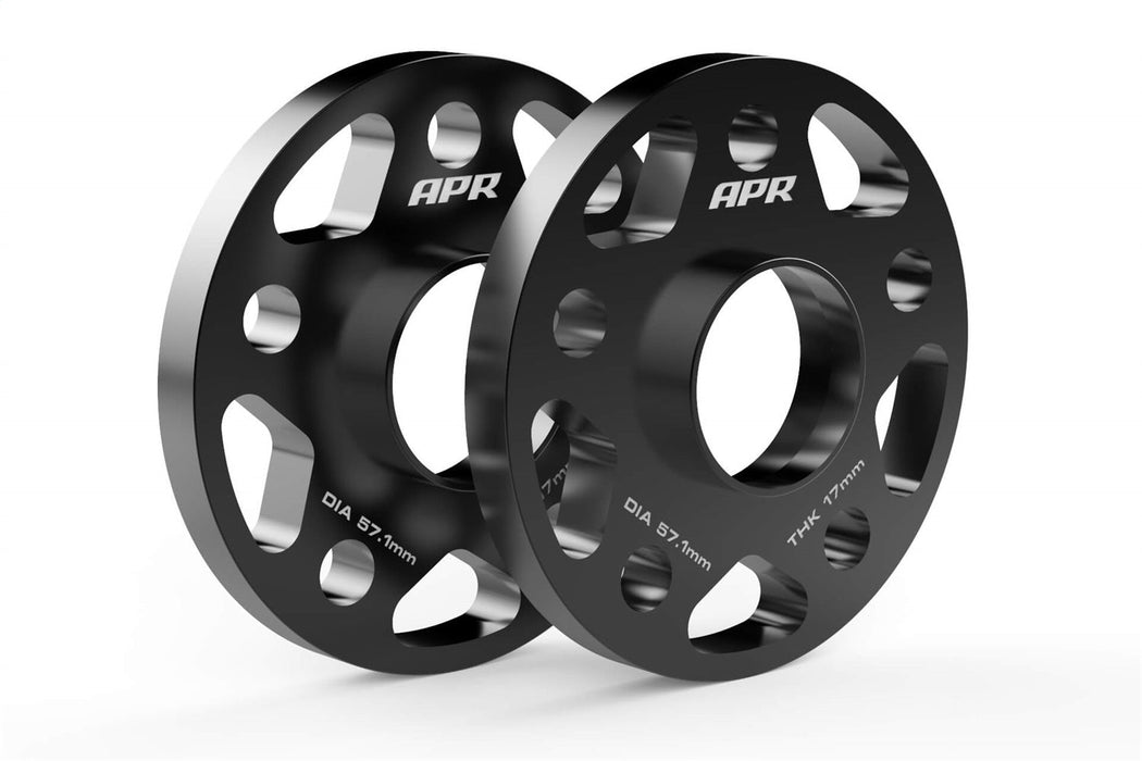 APR Wheel Spacers; 2 pc. Set; 57.1 mm. ; 17 mm. Thick; 5x112 Bolt Pattern; - MS100188