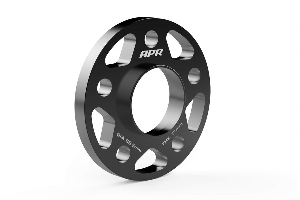 APR Wheel Spacer Kit; 2 Pc. Set; 5x112 Bolt Pattern; 66.5MM CB - 17MM Thick; - MS100190