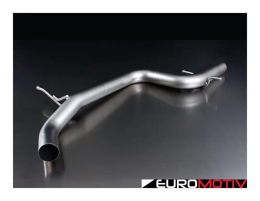 Non-Resonated Center Exit Sport Exhaust System - With Chrome Tips