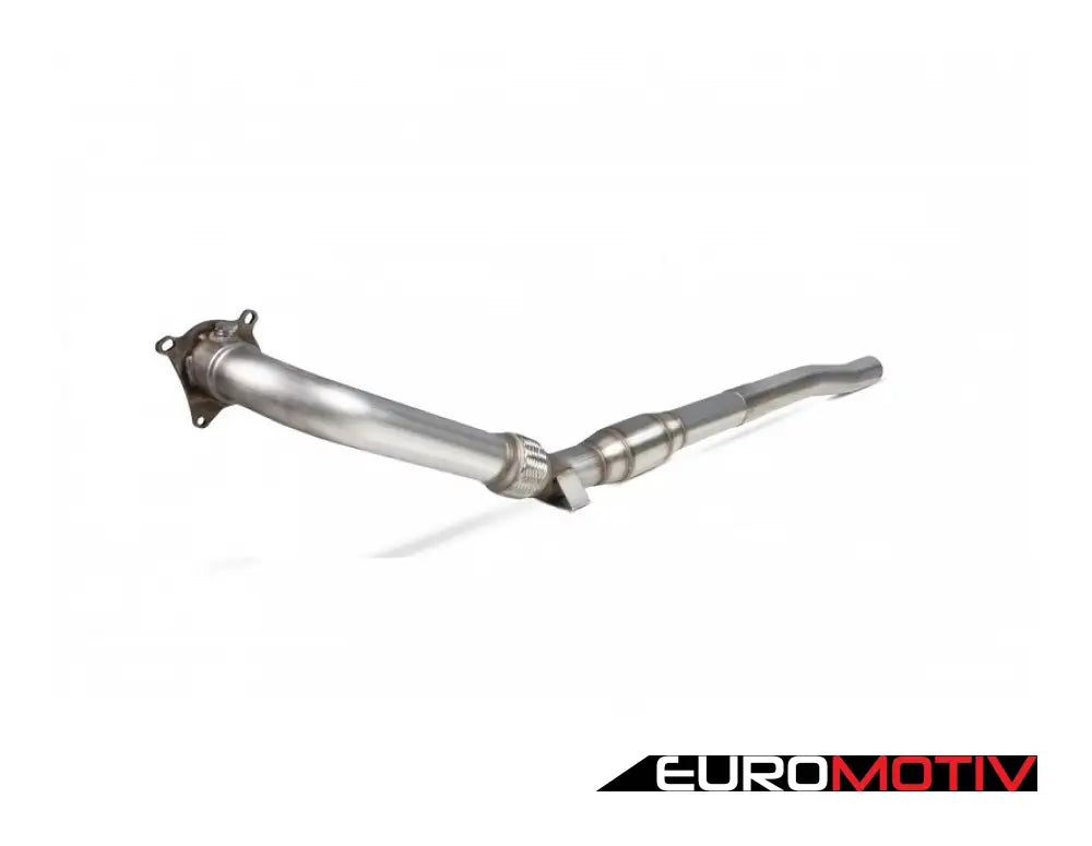 Non-Resonated Titanium Turbo-Back System - Valved With Daytona Twin Tips