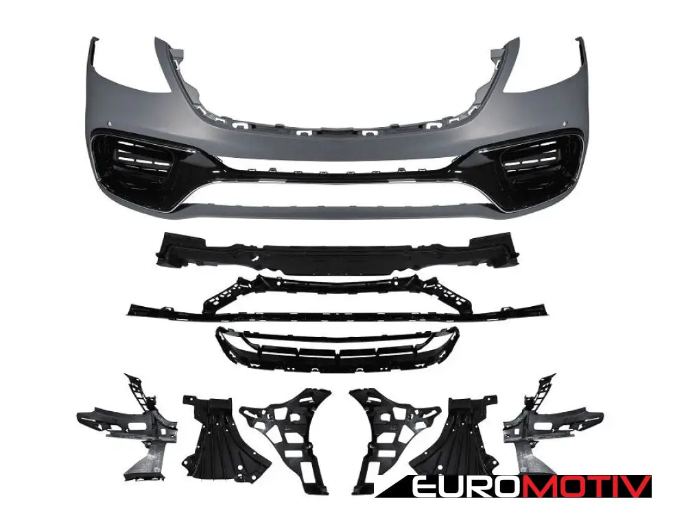 Oem Designed W222 Facelift S63 Front Bumper Conversion Kit