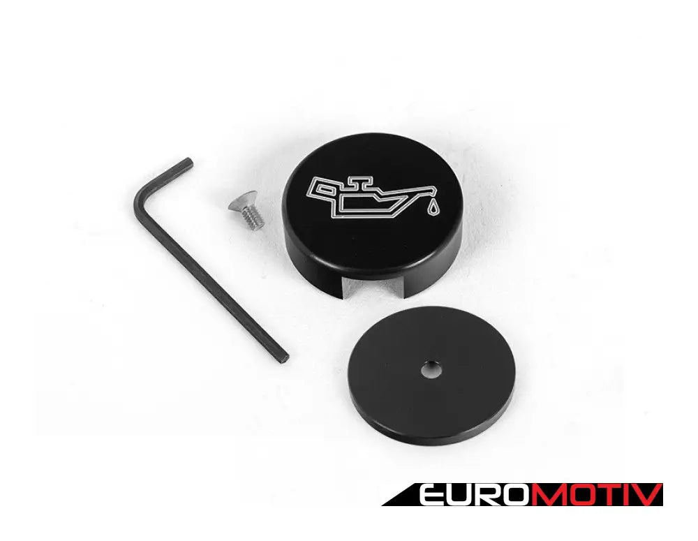 Oil Dipstick Cover - Black Anodized