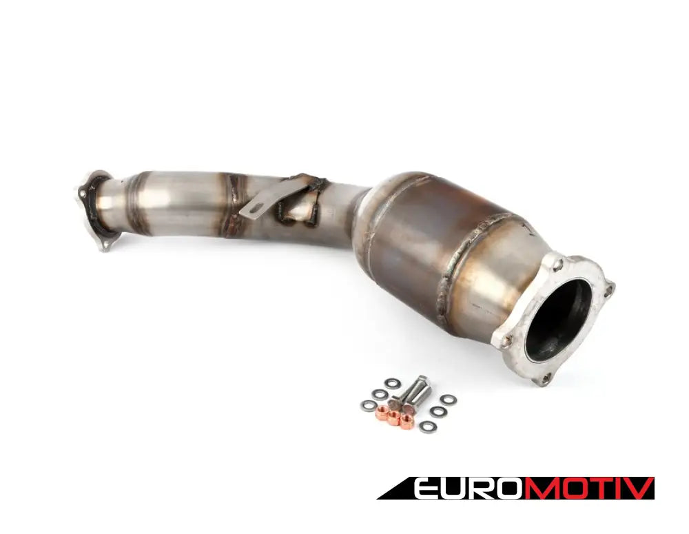 Oversized Downpipe With High Flow Catalytic Converter