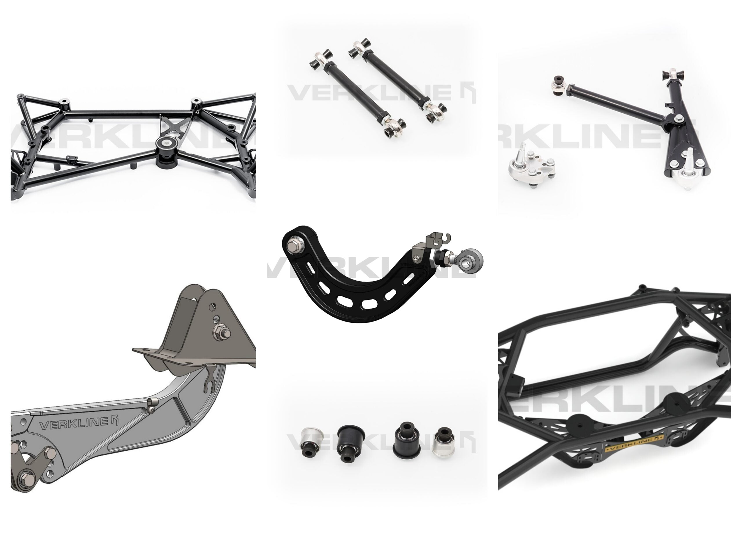 Full subframe + wishbones Audi TT TTS TTRS 8J set