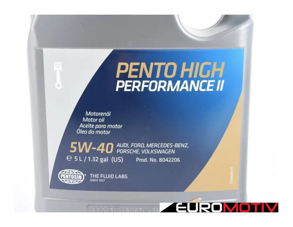 Pento High Performance Ii Engine Oil (5W-40) - 5 Liter