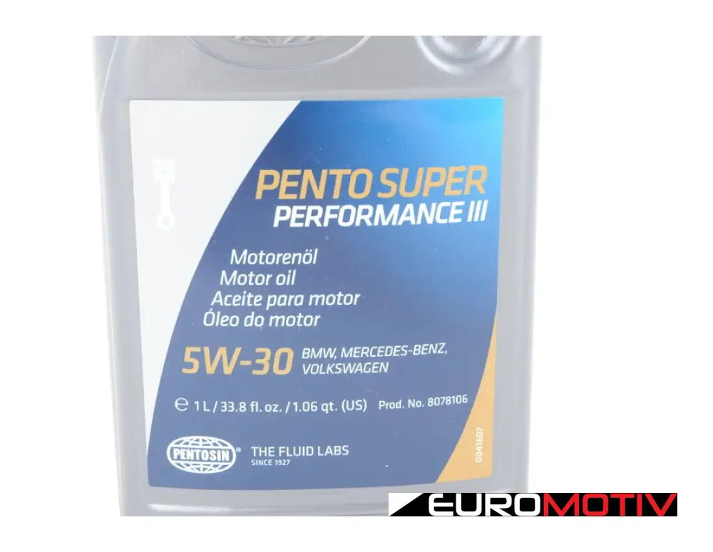 Pento Super Performance Iii 504.00 / 507.00 Engine Oil (5W-30) - 1 Liter