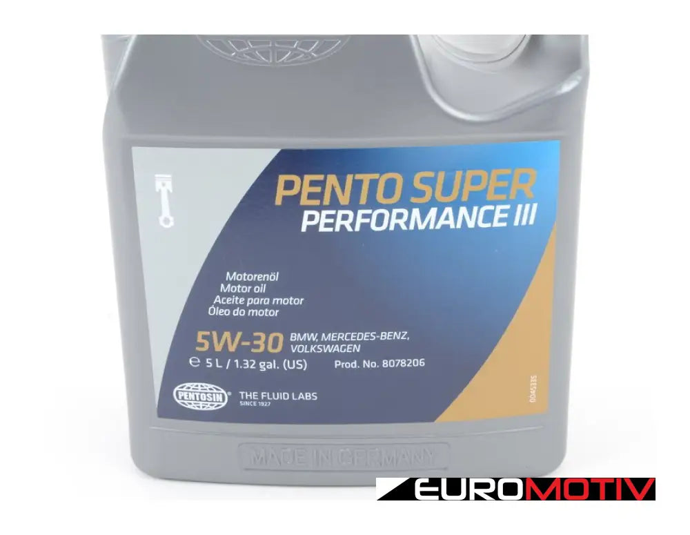 Pento Super Performance Iii 504.00 / 507.00 Engine Oil (5W-30) - 5 Liter