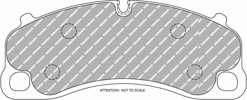 Ferodo DS1.11 Racing Brake Pads for Porsche 982 718 Cayman GT4 - Front