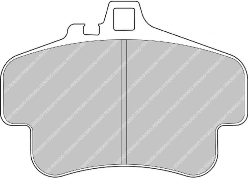 Ferodo DS3000 Racing Brake Pads for Porsche 987 Cayman R w/PCCB Calipers - Rear