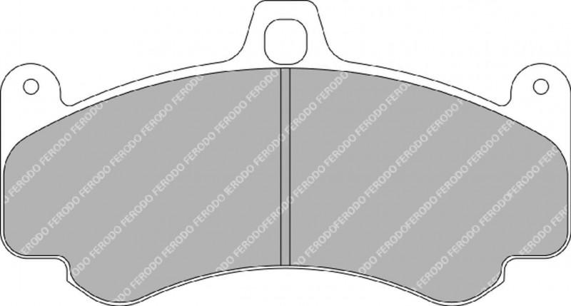 Ferodo DSUNO Racing Brake Pads for Porsche 987 Cayman R w/PCCB Calipers - Front